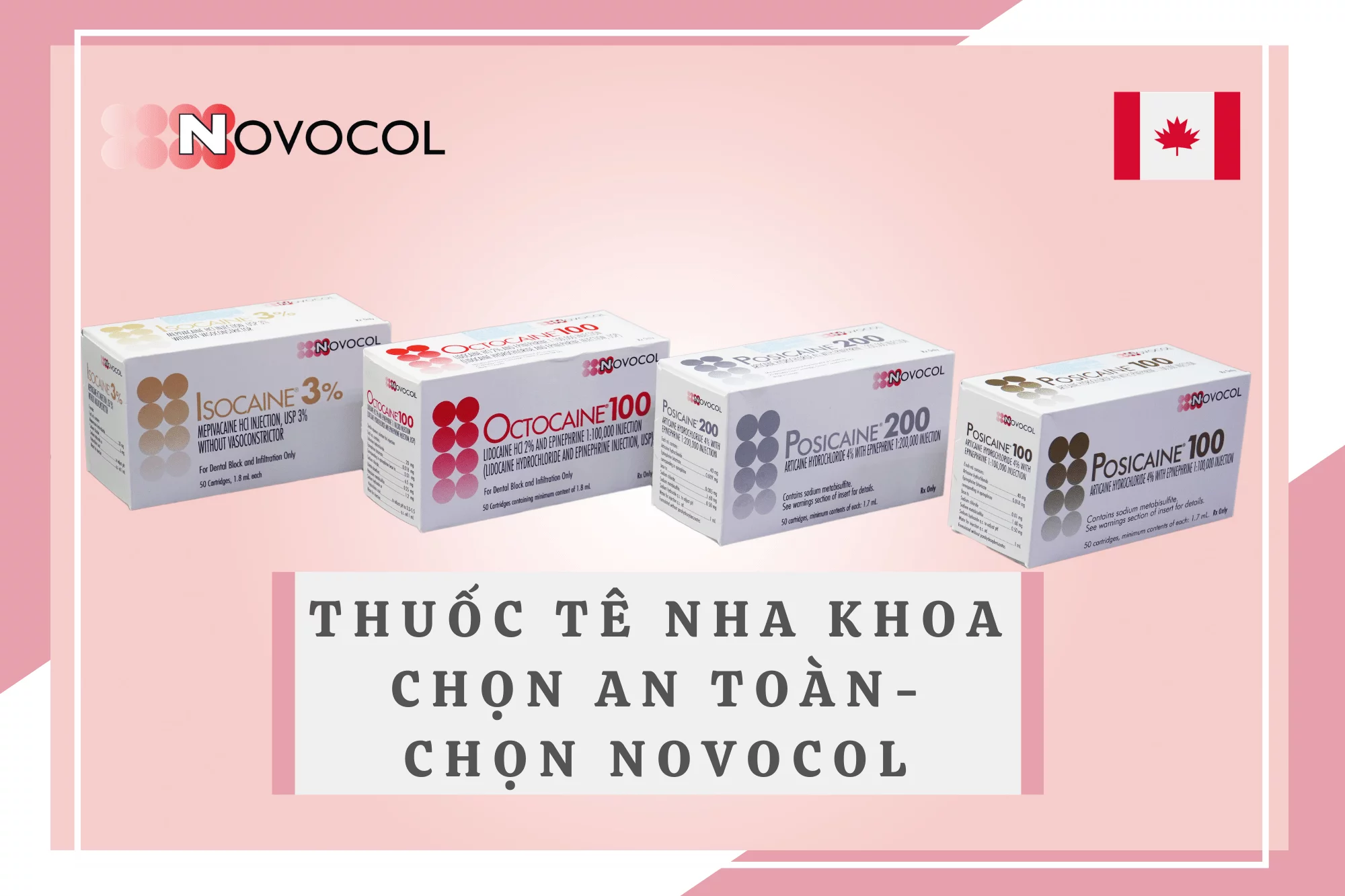 CHAI LIDOCAIN NHA KHOA CHÍNH HÃNG HUNGARY CÓ THÀNH PHẦN DẦU BẠC HÀ