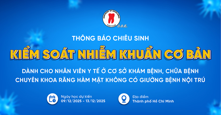 kiểm soát nhiễm khuẩn ở cơ sở khám chữa bệnh răng hàm mặt 1 kiểm soát nhiễm khuẩn ở cơ sở khám chữa bệnh răng hàm mặt tháng 12/2025 thumb
