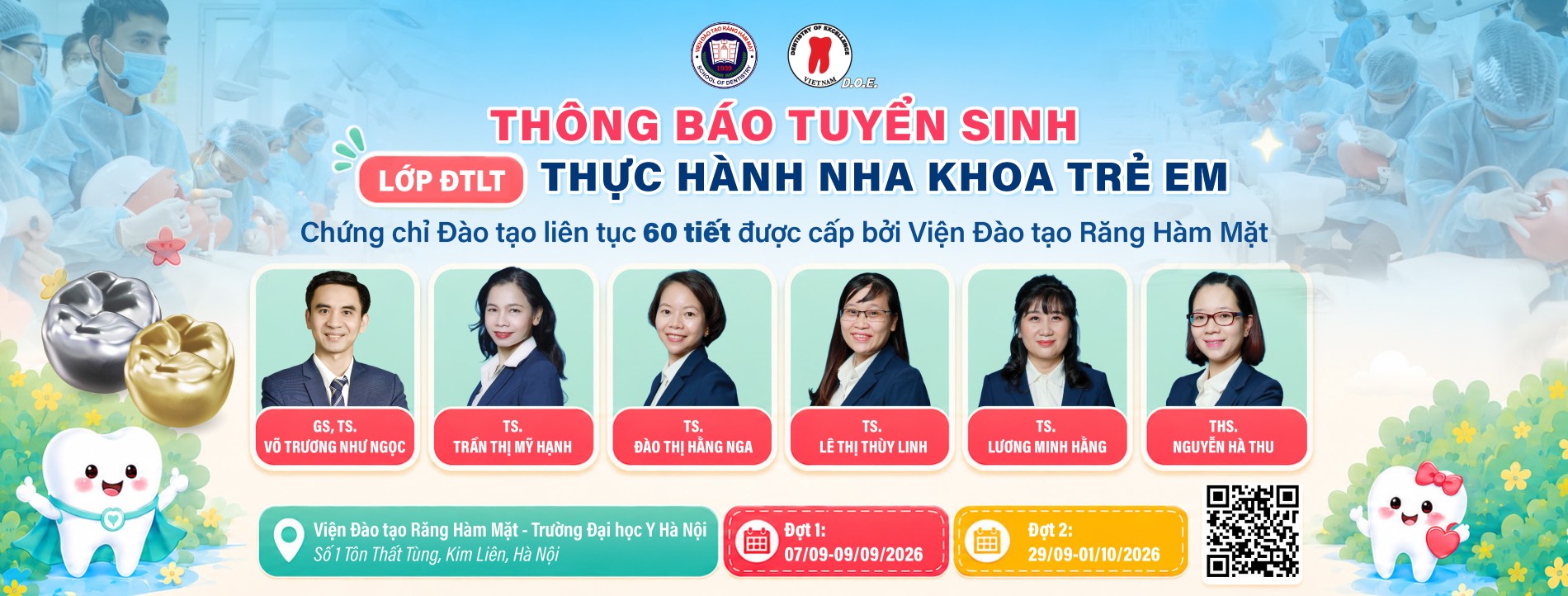 lớp đtlt thực hành nha khoa trẻ em khóa 10 2 rte k10 banner