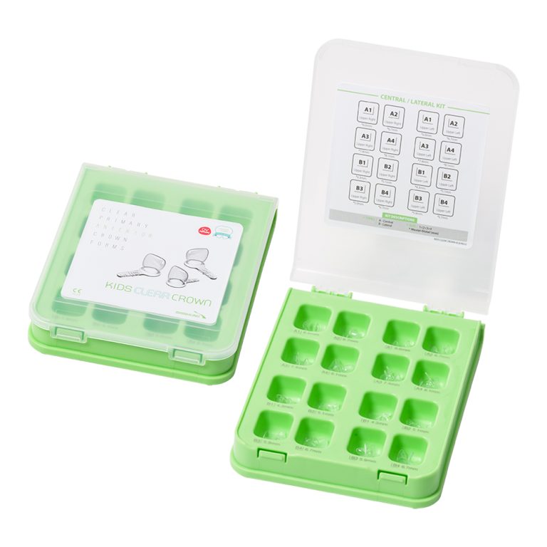 kids clear crown kit - khuôn răng sữa trẻ em vùng răng cửa hàm trên